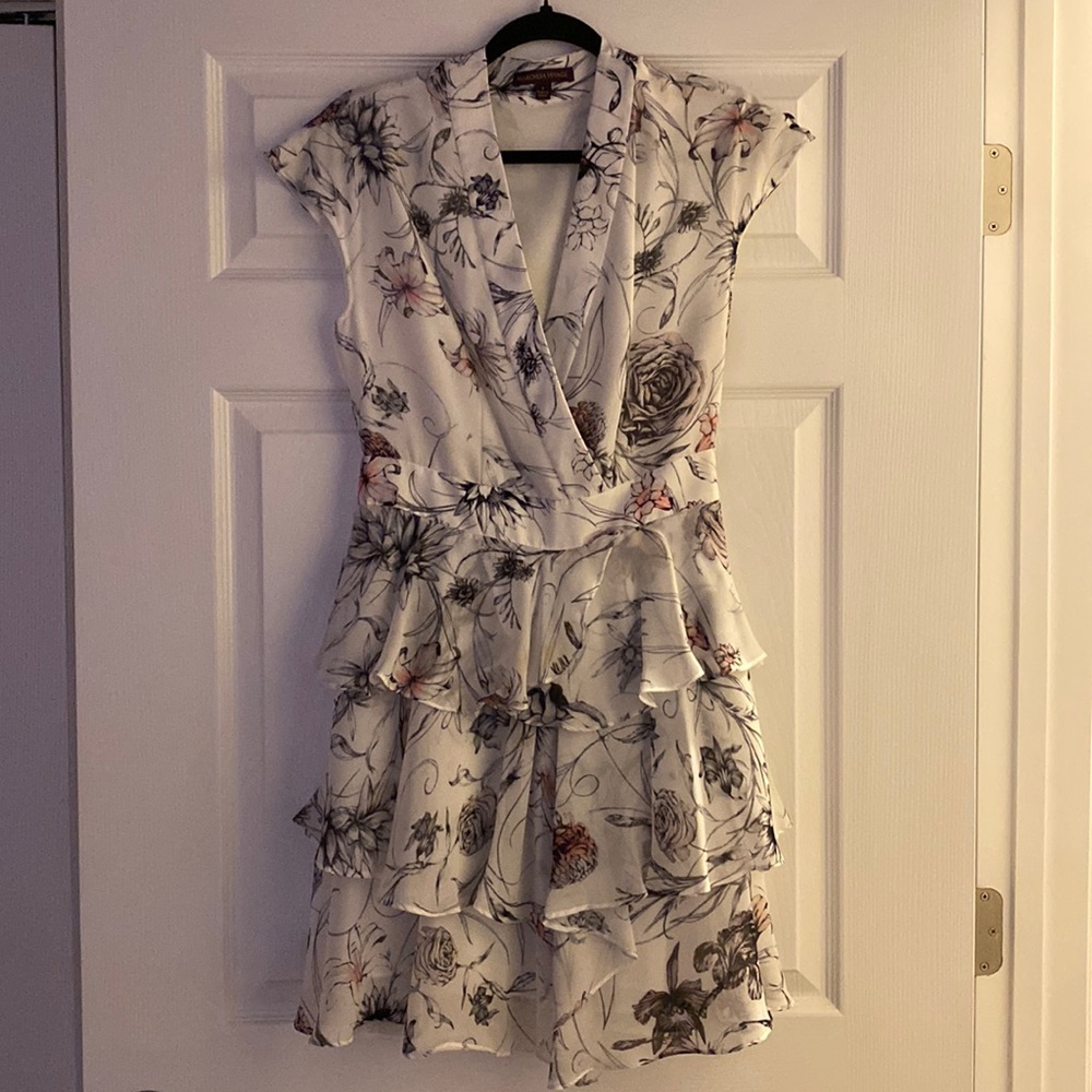 Marchesa Votage tiered dress